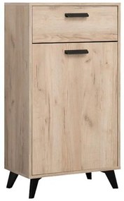 Έπιπλο Χολ Umbria 1K1F Γκρί Δρύς 53,5x35x100,5 εκ. 53.5x35x100.5 εκ.