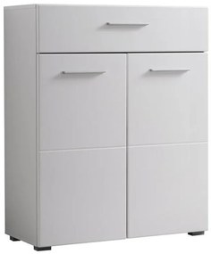 Κομότα - Μπουφές Beny 2K1F Λευκό - Λευκή Λάκα 79x35x97,5 εκ. 79x35x97.5 εκ.