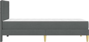 vidaXL Σκελετός Κρεβατιού Σκούρο Γκρι 80 x 200 cm Πολυεστέρας