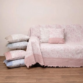 Ριχτάρι 3024 Coral Viopros Τριθέσιο 180x280cm 100% Βαμβάκι