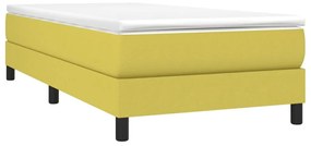 Πλαίσιο Κρεβατιού Boxspring Πράσινο 90x190 εκ. Υφασμάτινο - Πράσινο