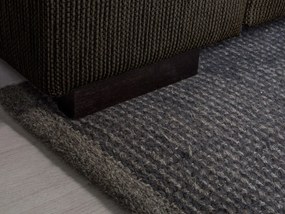 Καναπές Scandinavian Choice B110, Αριθμός θέσεων: 3, Καφέ, 234x91x86cm, Ταπισερί, Πόδια: Ξύλο | Epipla1.gr