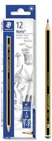STAEDTLER ξύλινο μολύβι Noris 120-4, εξάγωνο, 2Η4, 12τμχ