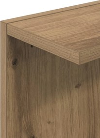 vidaXL Ράφι Τοίχου 2 τμχ. Artisan Δρυς 22 x 15 x 100 εκ