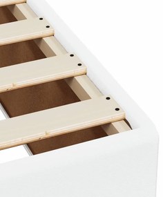 vidaXL Πλαίσιο Κρεβατιού Λευκό 180x200 εκ. από Συνθετικό Δέρμα