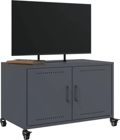 vidaXL Έπιπλο Τηλεόρασης Μαύρο 68x39x43,5 εκ. Χάλυβας