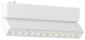 InLight Φωτιστικό LED 12W 3CCT για Ultra-Thin μαγνητική ράγα σε λευκή απόχρωση (by tuya and zigbee) D:23cmX8cm (T04805-WH)