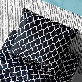 Μαξιλαροθήκη Windows 175 Dark Blue-White DimCol 50Χ70 50x70cm Cotton-Polyester