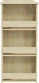 vidaXL Τραπέζι Μπαρ με Ράφια Sonoma Δρυς 102x50x103,5 εκ. Επεξ. Ξύλο