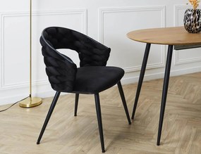 ΚΑΡΈΚΛΕΣ &amp; ΠΟΛΥΘΡΌΝΕΣ SAWYER CHAIR BLACK A1 HD0359
