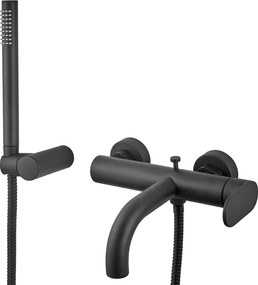 Armando Vicario Slim Black Matt 5000100 - Μπαταρία λουτρού