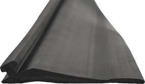 vidaXL Σφράγιση Πόρτας Γκαράζ Μαύρο 52 x 2 mm 5,5 μ PVC