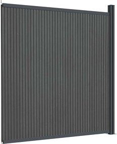 vidaXL Πάνελ Περίφραξης Γκρι 173 x 186 εκ. από WPC