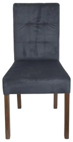Καρέκλα Τραπεζαρίας Τ-12 Domenic Fylliana Γκρί με Grey Oak πόδια 45x45x90εκ. 2αδα 45x45x90 εκ.