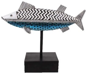 Διακοσμητικό Ψάρι Serranus 020851 26x8x21cm Multi Πολυρεσίνη
