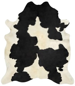 Χαλί Μαύρο 180 x 220 εκ. από Γνήσιο Δέρμα Αγελάδας - Πολύχρωμο
