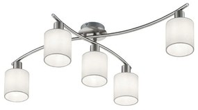 Φωτιστικό Οροφής - Πλαφονιέρα Garda 605400501 White Trio Lighting Metal, Fabric