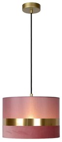 Φωτιστικό Κρεμαστό Lucide 10409-01-66 EXTRAVAGANZA TUSSE Ροζ (Pink)|Χρυσό Χρώμα (Gold Coloured)
