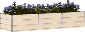 vidaXL Γλάστρα Ελεφαντόδοντο 240 x 80 x 45 cm Ατσάλι
