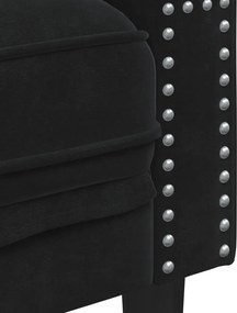 vidaXL Καναπές Chesterfield Σετ 2 Τεμ. με Στηρίγματα Αν. Γκρι Βελούδο