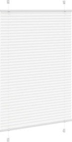 vidaXL Πλισέ περσίδα Λευκό 95x150 cm Πλάτος υφάσματος 94,4 cm