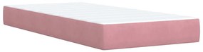 ΚΡΕΒΑΤΙ BOXSPRING ΜΕ ΣΤΡΩΜΑ ΡΟΖ 80 X 200 ΕΚ. ΒΕΛΟΥΔΙΝΟ 3288473