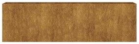 vidaXL Ζαρντινιέρα 280 x 40 x 80 εκ. από Ατσάλι Σκληρυθέν στον Αέρα