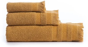 Πετσέτες Honor (Σετ 3τμχ) Honey Nef-Nef Homeware Σετ Πετσέτες 70x140cm 100% Cotton