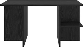 vidaXL Τραπεζάκι σαλονιού Μαύρη Δρυς 87 x 50 x 45 εκ
