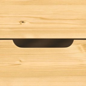 vidaXL Καναπές Κρεβάτι 2 Συρτ. IRUN 90x200εκ. Μασίφ Ξύλο Πεύκου