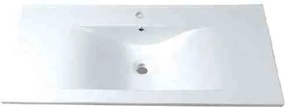 Drop Verona 100 White Gloss 102x47 - Πάγκος με Νιπτήρα &amp; Κρυφοντουλαπο