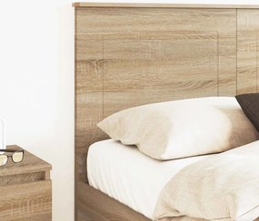 vidaXL Κεφαλάρι Δρύς Sonoma 100 cm Μηχανικά επεξεργασμένο ξύλο
