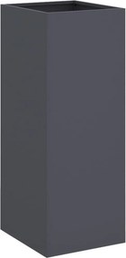 vidaXL Ζαρντινιέρα Ανθρακί 32x29x75 εκ. από Χάλυβα