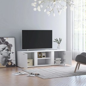 Έπιπλο Τηλεόρασης Λευκό 120 x 34 x 37 εκ. από Μοριοσανίδα - Λευκό