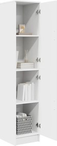 vidaXL Highboard Λευκό 35 x 39 x 168 εκ.