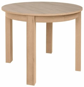 Τραπέζι Boston 314, Riviera δρυς, 76cm, 52 kg, Επιμήκυνση, Πλαστικοποιημένη μοριοσανίδα | Epipla1.gr