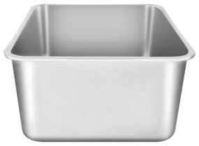 VEVOR 8 in Deep Cat Litter Box Odor-Free Litter Box with Filtering Foot Board