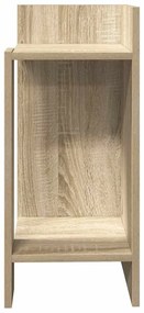 Τραπεζάκια 2 τεμ. με ράφι Sonoma Δρυς 25,5x27x60 εκ. - Καφέ