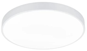 Μεταλλική Πλαφονιέρα Οροφής 49cm LED 52,5w 2300-3000-4000K 6200lm Λευκό Ματ Trio Lighting Waco 627415031