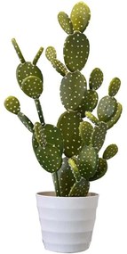 Τεχνητό Φυτό Rebutia 030825 67cm Green-White Pvc,Τσιμέντο