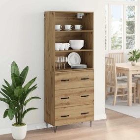 vidaXL Highboard 2 pcs Artisan Oak 69,5 x 34 x 180 εκ.