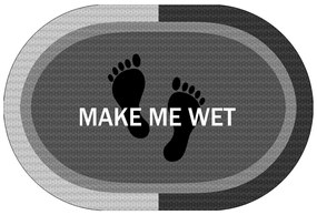 Υπεραπορροφητικό Πατάκι Μπάνιου (50x70) Dimcol Make Me Wet Grey