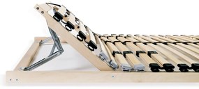 vidaXL Τελάρο Κρεβατιού με 28 Σανίδες &amp; 7 Ζώνες 90 x 200 εκ.