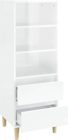 vidaXL Ντουλάπι Λευκό 40 x 36 x 110 εκ. από Επεξεργασμένο Ξύλο