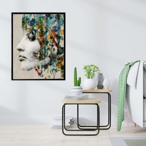 Πίνακας σε Plexiglass με Θέμα &#8220;Αφροδίτη&#8221; σε μαύρη ξύλινη Κορνίζα - 60cmx40cm