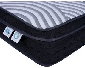 ΣΤΡΩΜΑ POCKET SPRING ΑΝΩΣΤΡΩΜΑ MEMORY FOAM 150X200 HM370.05 ΜΟΝΗ ΟΨΗ (ROLL PACKING)