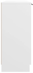 vidaXL Συρταριέρα Λευκή 90,5 x 30 x 70 εκ. από Επεξεργασμένο Ξύλο
