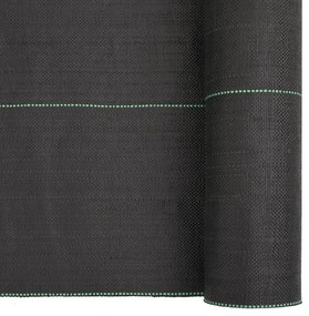 vidaXL Μεμβράνη Εδαφοκάλυψης Μαύρη 4x25 μ. από Πολυπροπυλένιο