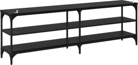 vidaXL Ντουλάπι TV Μαύρη Οξυά 160 x 30 x 50 εκ