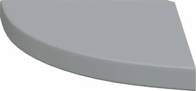 vidaXL Ράφια Τοίχου Γωνιακά 2 τεμ. Γκρι 35x35x3,8 εκ. MDF